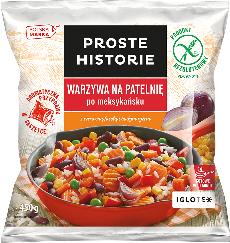 WARZYWA NA PATELNIĘ po meksykańsku