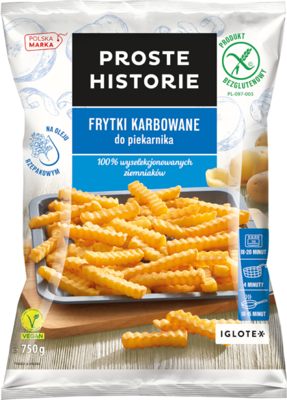 FRYTKI KARBOWANE do piekarnika