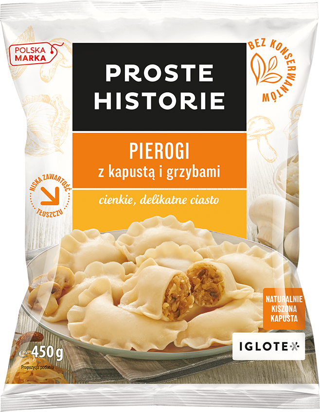 PIEROGI z kapustą i grzybami