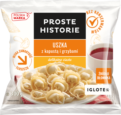 USZKA z kapustą i grzybami
