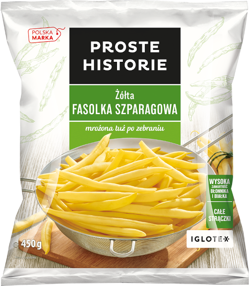 Żółta FASOLKA SZPARAGOWA