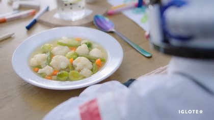 Latający talerz zupy