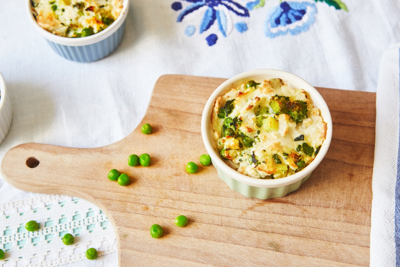 Zapiekane ziemniaczane pure na zielono