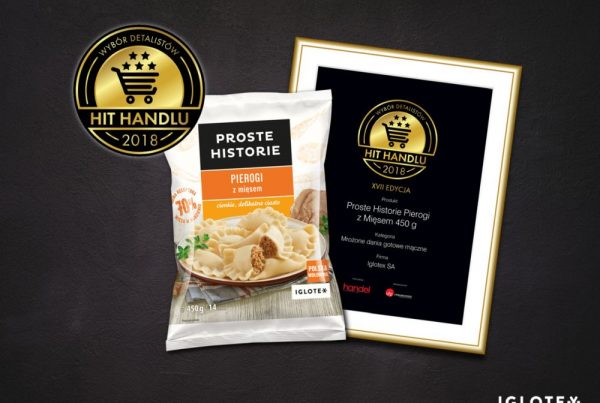 Nasze pierogi "Hitem Handlu 2018"!