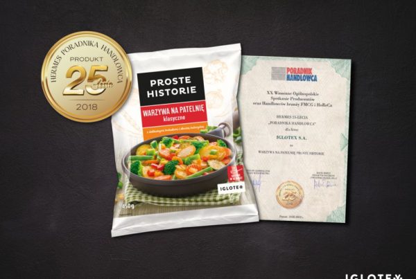 Prestiżowe wyróżnienie dla naszych "Warzyw na patelnię".