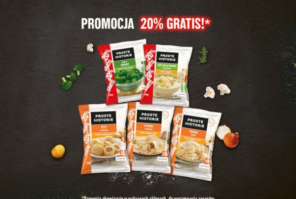 Promocja 20% gratis na wybrane produkty