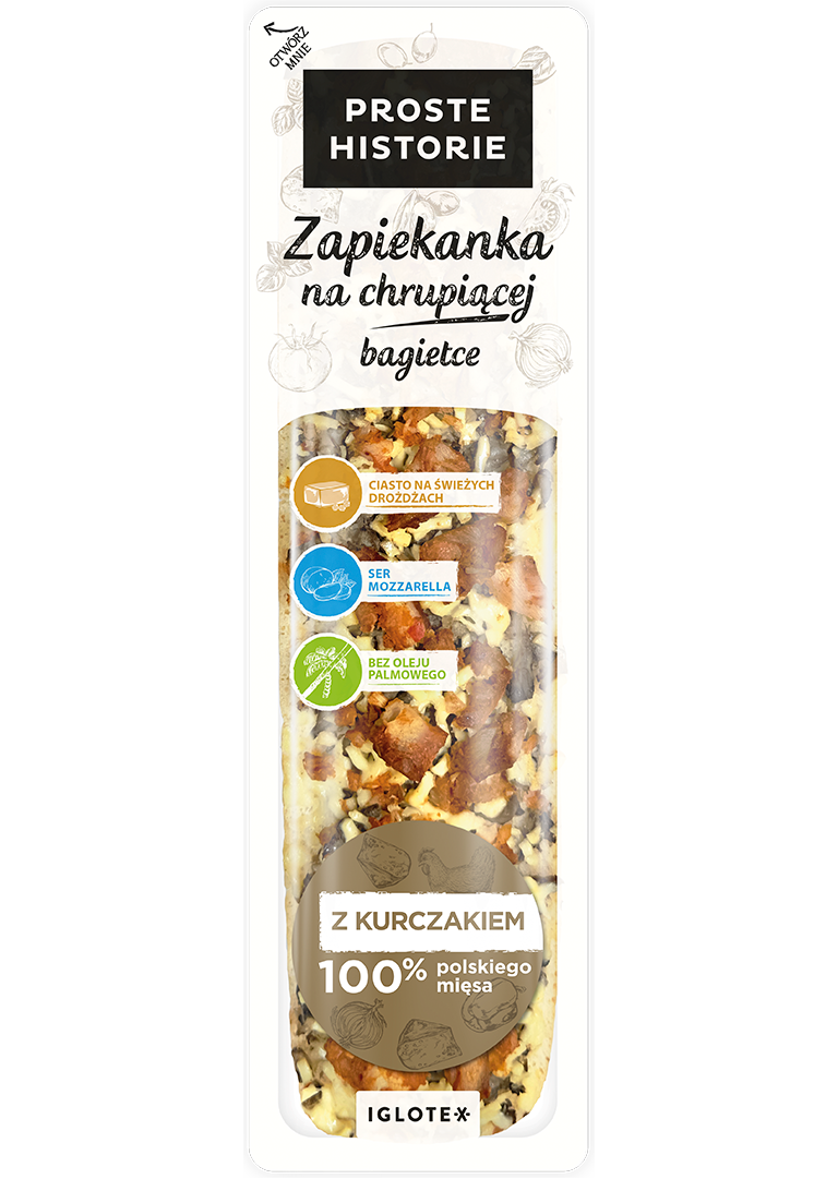 Zapiekanka z kurczakiem