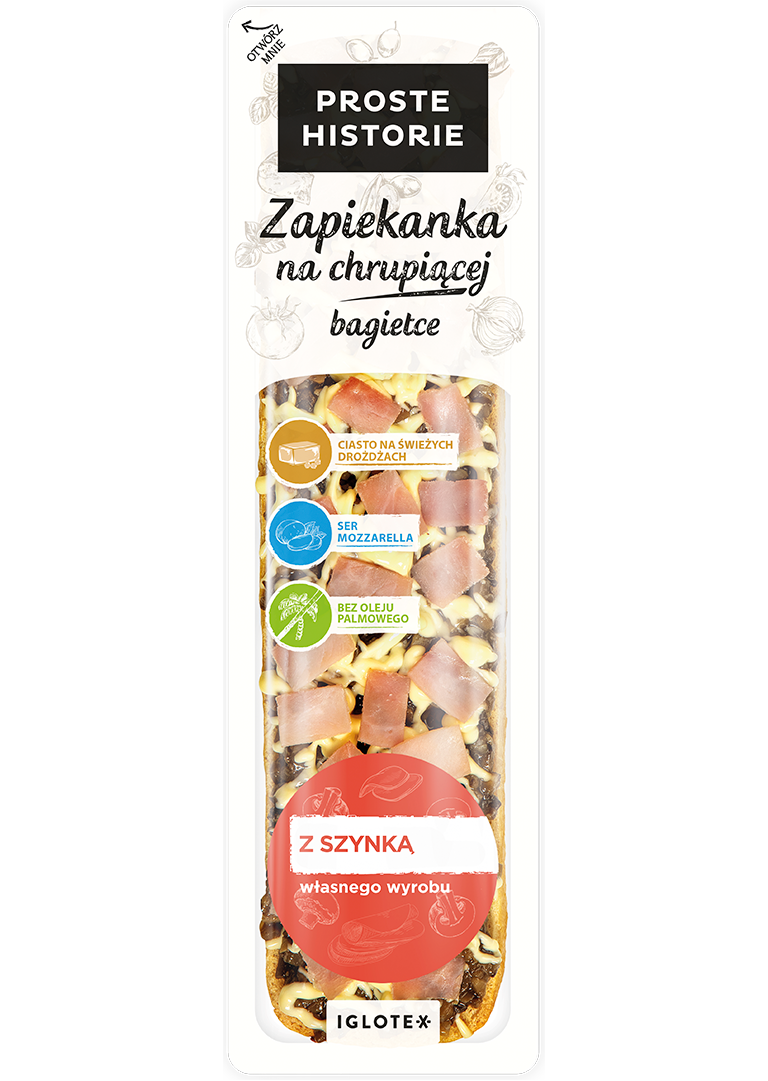 Zapiekanka z szynką