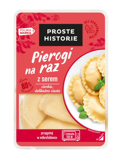 PIEROGI NA RAZ z serem