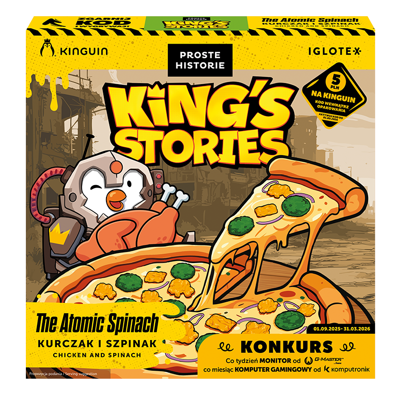 "The Atomic Spinach" pizza z kurczakiem i szpinakiem