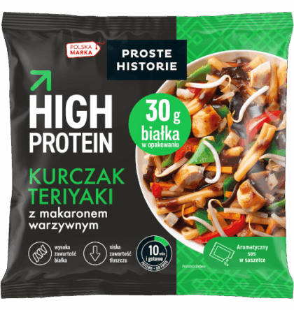 Kurczak Teriyaki z makaronem warzywnym HIGH PROTEIN