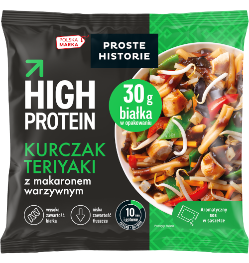 Kurczak Teriyaki z makaronem warzywnym HIGH PROTEIN