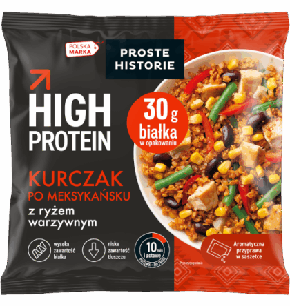 Kurczak po meksykańsku z ryżem warzywnym HIGH PROTEIN