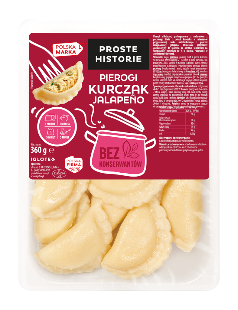 PIEROGI kurczak i jalapeño