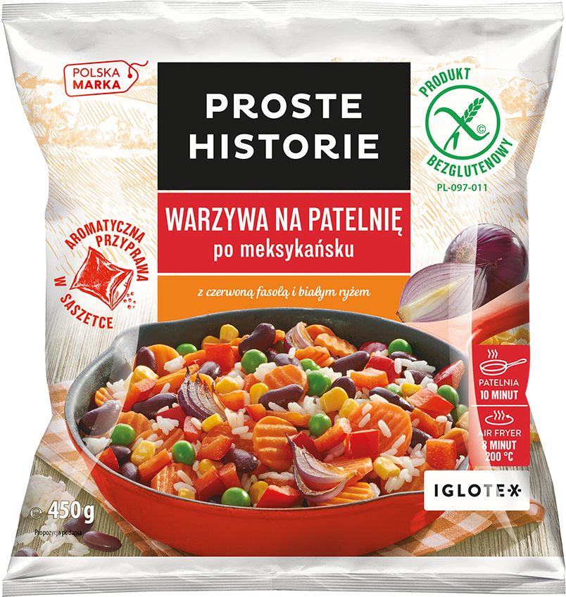 WARZYWA NA PATELNIĘ po meksykańsku