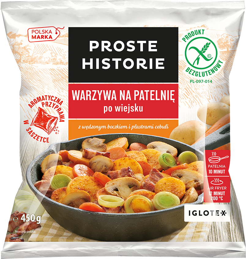 WARZYWA NA PATELNIĘ po wiejsku