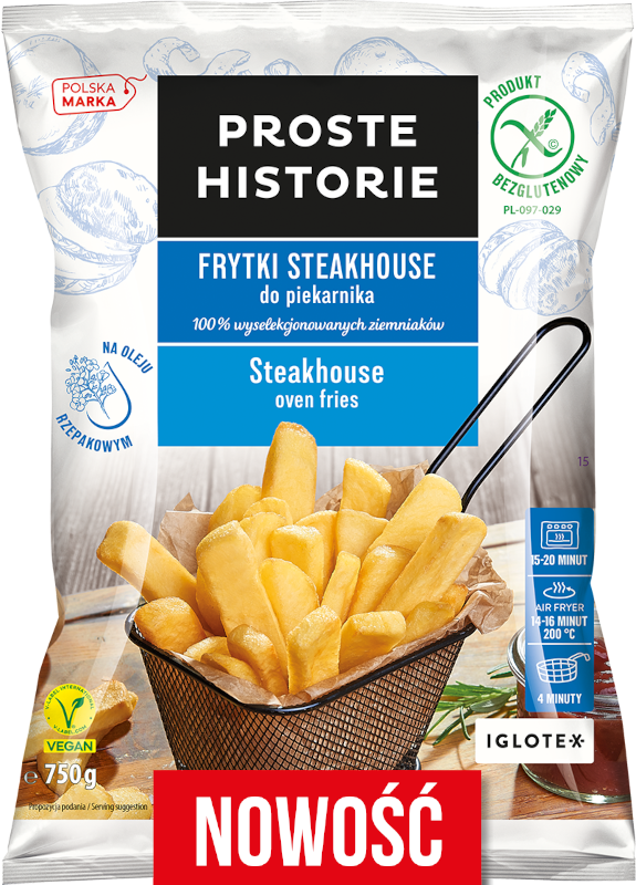 FRYTKI STEAKHOUSE do piekarnika