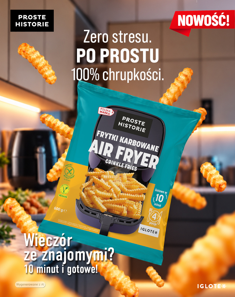 Nowość! Frytki i talarki Proste Historie stworzone do Air Fryera