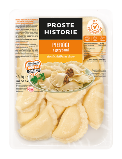 PIEROGI z grzybami