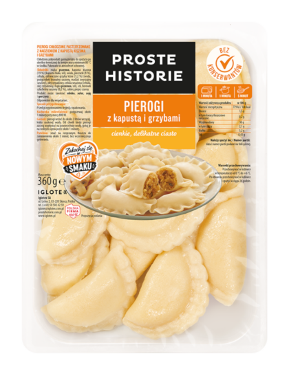 PIEROGI z kapustą i grzybami