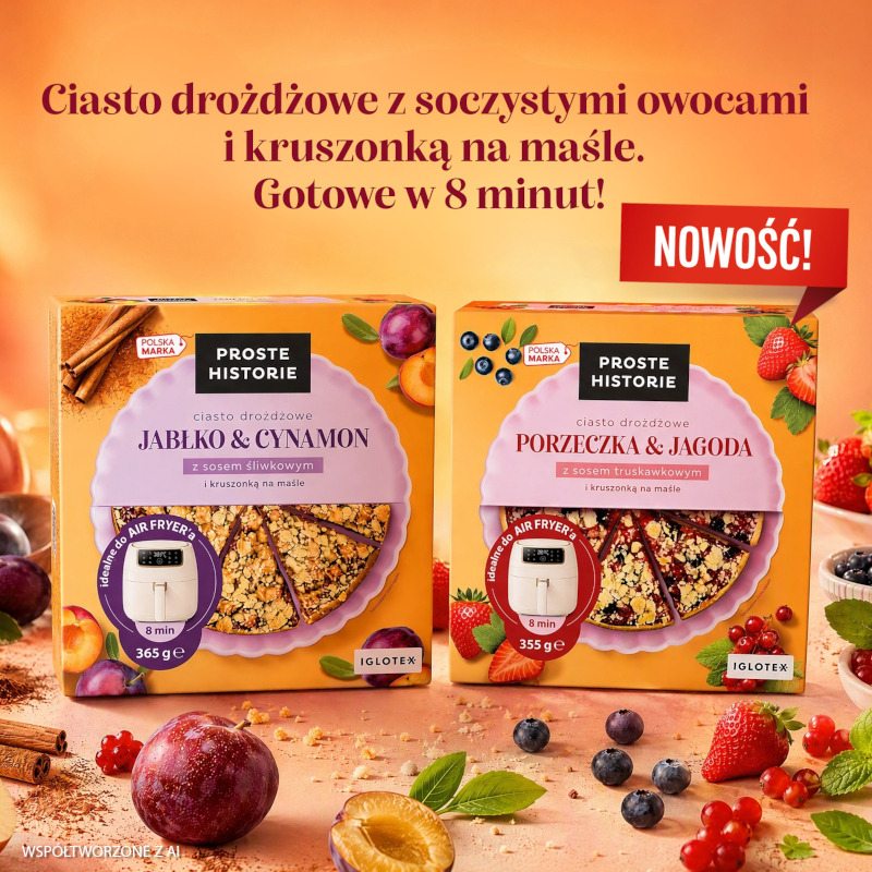 Nowe ciasta drożdżowe w naszej ofercie!
