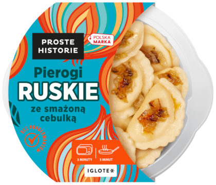 Pierogi RUSKIE ze smażoną cebulką